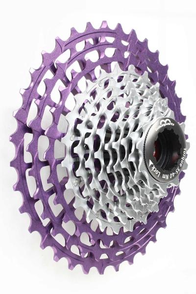 11-34 Kassette 12-fach passend für SHIMANO DURA-ACE/ Di2 violett 148g